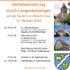 Herzliche Einladung zur gemeinsamen Herbstwanderung in der Seelsorgeeinheit am Sonntag 13. Oktober